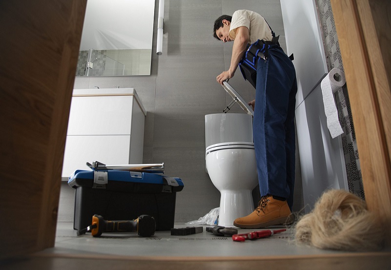 Western Toilet Installation