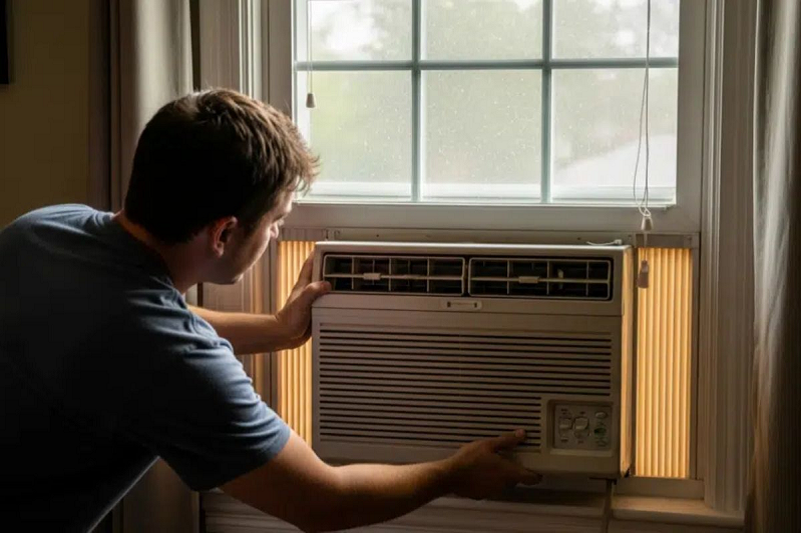 Window AC Installation